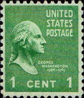 USA Poste N* Yv: 369 Mi:411A George Washinton First President Of The U.S.A. (sans Gomme) - Neufs