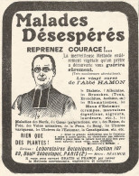 Cures De L'Abbï¿½ Hamon - Pubblicitï¿½ Del 1926 - Old Advertising - Publicités