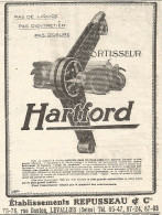 Amortisseur HARTFORD - Pubblicitï¿½ Del 1926 - Old Advertising - Publicités