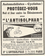 W7970 ANTISOLPHAR Indispensable Au Sportsman - Pubblicitï¿½ Del 1926 - Old Advert - Publicités