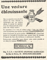 Vernici ROBBIALAC - Pubblicitï¿½ Del 1926 - Old Advertising - Advertising