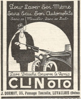 CLINOTO - Pubblicitï¿½ Del 1926 - Old Advertising - Reclame