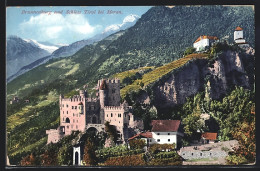 Cartolina Meran, Brunnenburg & Schloss Tirol  - Other & Unclassified