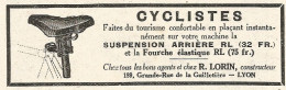 Sella Per Biciclette - Pubblicitï¿½ Del 1925 - Old Advertising - Reclame