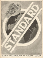 Standard - Illustrazione Futurista - Pubblicitï¿½ Del 1933 - Old Advertising - Advertising