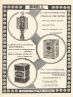 SHELL - Societï¿½ "Nafta" Genova - Pubblicitï¿½ Del 1929 - Old Advertising - Reclame
