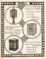 SHELL - Societï¿½ "Nafta" Genova - Pubblicitï¿½ Del 1929 - Old Advertising - Advertising