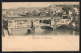 Cartolina Firenze, Ponte Vecchio  - Firenze (Florence)