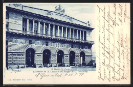 Cartolina Napoli, Il Teatro S. Carlo  - Napoli (Napels)