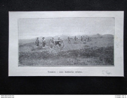 Tonkin, In Vietnam: Una Batteria Mista Stampa Del 1903 - Other & Unclassified