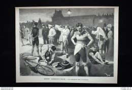 Sport Democratico - Il Guardaroba Per I Corridori Stampa Del 1902 - Sonstige & Ohne Zuordnung