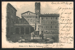 Cartolina Roma, Trastevere, Chiesa Di. S. Maria  - Autres & Non Classés