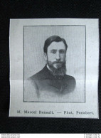 Pilota Automobilistico Marcel Renault, Morto Il 24 Maggio 1903 Stampa Del 1903 - Otros & Sin Clasificación