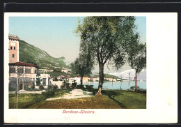 Cartolina Gardone-Riviera, Partie Am Ufer  - Sonstige & Ohne Zuordnung