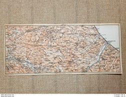 Carta Geografica O Cartina Del 1926 Chieti Aquila Gran Sasso Abruzzo T.C.I. - Cartes Géographiques