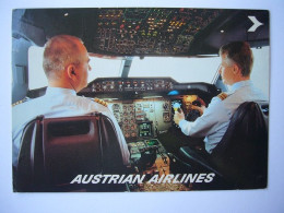 Avion / Airplane / AUSTRIAN AIRLINES / Airbus A310-324 / Cockpit / Airline Issue - 1946-....: Modern Era