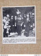 Parigi Nel 1936 Re Giorgio V E Il Presidente Poincarré Francia - Sonstige & Ohne Zuordnung