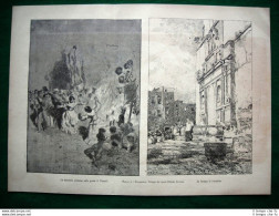 Nel 1882 Napoli E I Napoletani-La Tarantella Notturna E La Fontana Di Corradino - Before 1900
