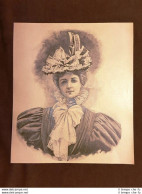 La Moda Ed Il Costume In Italia Nel 1896 Cappello Per Donna (13) - Ante 1900