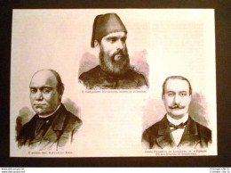 Il Viaggiatore Munzinger-Raffaello Masi-Federico De Larderel Incisione Del 1876 - Ante 1900