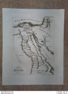 Egitto Giudea Golfo Arabico Arabia Atlante Istorico Cav.Leonardo Cacciatore 1831 - Carte Geographique