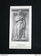 Nuovo Museo Delle Antichità Egiziane Al Cairo: Alto Egitto Stampa Del 1902 - Sonstige & Ohne Zuordnung