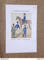 Uniformi Dei Finanzieri Romani 1800 1820 1830 Guardia Di Finanza - Other & Unclassified