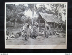 Incoronazione Di Sua Maestà Sisavong Nel Regno Di Luang-Prabang Stampa Del 1905 - Other & Unclassified