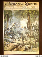Copertina La Domenica Del Corriere 4 Agosto 1918 Francia Italiani Sull'Ardre WW1 - Andere & Zonder Classificatie