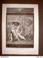 Pompei Nel 1863 Casa Di Procolo Achille Sorpreso Da Ulisse Con Figlie Licomede - Before 1900