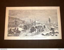 Guerra Nei Balcani Nel 1878 Russia Vs Turchia Entrata Principe Di Serbia A Nissa - Voor 1900