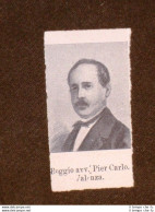 Deputato 1861 Pier Carlo Boggio Di Valenza E Marchese Lorenzo Pareto Di Genova - Other & Unclassified