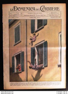 La Domenica Del Corriere 7 Agosto 1932 Milano Asciano Vaticano - Altri & Non Classificati