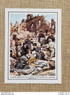 Figurina Originale La Domenica Del Corriere 1908 Terremoto Di Messina Sicilia - Other & Unclassified