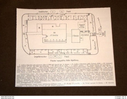 Pianta Topografica Dello Spielberg Nel 1904 - Otros & Sin Clasificación