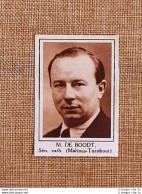 Parlamentare M. De Boodt Malines-Turnhout Elezioni Del 24 Maggio 1936 - Otros & Sin Clasificación