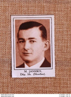 Parlamentare M. Janssen Nivelles Elezioni Del 24 Maggio 1936 - Autres & Non Classés