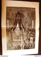 Roma Nel 1901 Commemorazione Re Umberto I Di Savoia Corteo Al Tumulo Al Pantheon - Autres & Non Classés