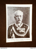 Generale Alberto Cerruti Sindaco Di Genova Senatore In Italia Nel 1905 - Other & Unclassified