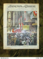 La Domenica Del Corriere 11 Settembre 1910 Duomo Milano Treno Alpi In Aeroplano - Sonstige & Ohne Zuordnung