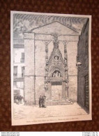 Napoli Porta Della Chiesa Dell'Immacolata - Avant 1900