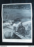 Sottomarino Farfadet Nel Bacino Di Sidi-Abdallah, In Marocco Stampa Del 1905 - Autres & Non Classés