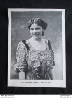 Geraldine Ferrar, Soprano Statunitense Stampa Del 1905 - Autres & Non Classés