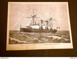 La Marina D'Italia Nel 1886 Ariete Torpediniere Vesuvio Assetto Da Navigazione - Avant 1900