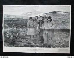 Fine Della Resistenza Di Port Arthur,Cina+Vladivostok+Ginevra Stampa Del 1905 - Otros & Sin Clasificación