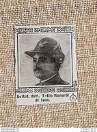 Decorato Con Medaglia D'argento Tullio Bonardi Di Iseo Guerra Mondiale WW1 - Andere & Zonder Classificatie