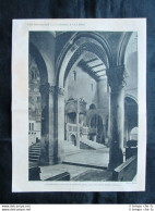 Basilica Di Aquileja + Adolfo Wildt: Busto Di Damiano Chiesa Stampa Del 1927 - Autres & Non Classés