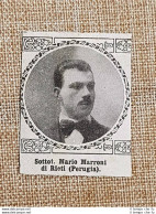 WW1 Prima Guerra Mondiale 1914-1918 Caduto Per La Patria Mario Marroni Di Rieti - Autres & Non Classés