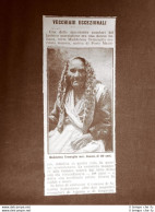 Maddalena Tremaglia Maritata Guasco Di Porto Maurizio Nel 1914 Morta A 108 Anni - Autres & Non Classés