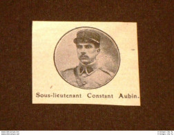 Sous Lieutenant Constant Aubin - Altri & Non Classificati